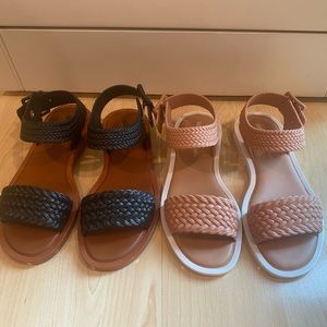 Bundle - Two Pairs of Melissa Mar + Salinas Sandals